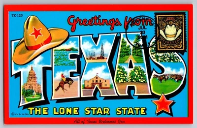 #5615 Cowboy Hat FDC Maxi Card - Image 1 of 2