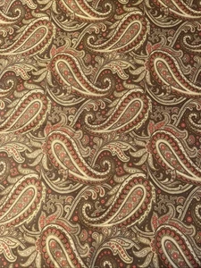 Gentry for Moda Brown Paisley Cotton 2 Yards Pattern #3839 - Picture 1 of 3
