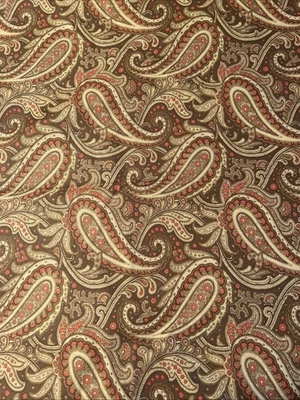 Gentry for Moda Brown Paisley Cotton 2 Yards Pattern #3839 - Image 1 of 3