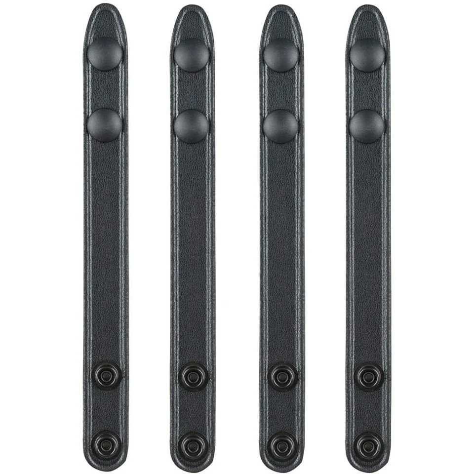Safariland 65 Belt Keeper, 2.25" Belt Width Black Snap Nylon Look 4 Pack 1132111 - Image 1 of 1