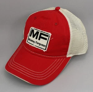 MASSEY FERGUSON *RED & TAN MESH BACK* CAP HAT *BRAND NEW* - Picture 1 of 1