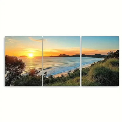 3pcs Byron Bay  Australia  Travel  Wall Art Canvas  Unframed/Framed - Image 1 of 4