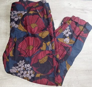 Ann Taylor LOFT Herbst Blumendruck Modal kurze Hose mit Taschen Damen 10 M Large - Bild 1 von 8