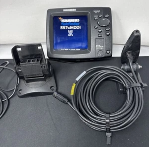 Humminbird 597ci HD DI Down Imaging interne GPS Combo mit Wandler NRMT GETESTET - Bild 1 von 20