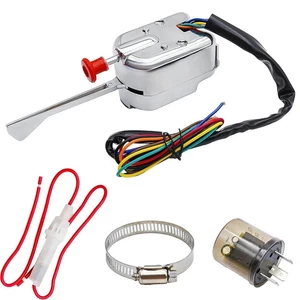 Interruptor de señal de giro con intermitente, interruptor de señal de giro universal 12V 12V + intermitente - Imagen 1 de 6