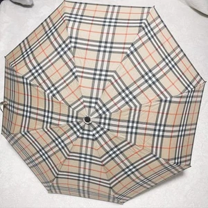 Burberrys Folding Umbrella, Nova Check, Beige Good Condition Used Japan - Picture 1 of 12