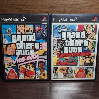 PlayStation 2 Game Software Set of 2 Grand Theft Auto Liberty City Vice City - Image 1 of 4