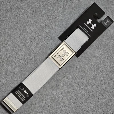 Under Armour 1383935 UA Hombres DRIVE GOLF Correa Reversible Corte a Ajuste Cinturón Blanco Foto 1 de 4