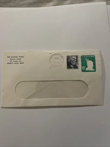 The Masonic World Masonic Temple Detroit MI 1971 8 Cent Cover - Picture 1 of 1