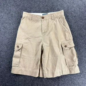 Kids Polo Ralph Lauren Cargo Shorts Tan Size 10 Cotton Boys Casual Summer - Picture 1 of 7