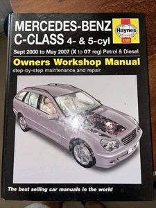 Mercedes Benz c class Haynes Workshop Repair Manual Sept 2000-May 2007 - Picture 1 of 4