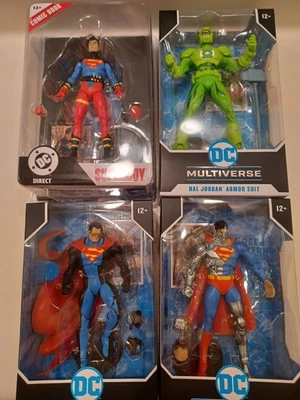**NOVO/NÃO ABERTO** Lote McFarlane Death of Superman / Coleção Superman - Imagem 1 de 4
