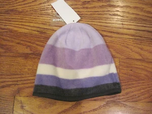 Gap Kinder S/M gestreifte Fleece-Mütze Kappe - Neu mit Etikett - Größe Small/Medium - Mädchen - Bild 1 von 1