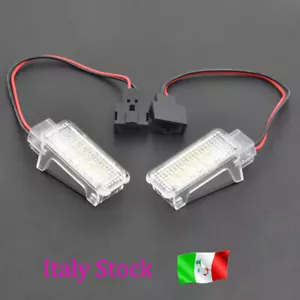 Per Audi A1 A2 A3 S3 A4 B6 B7 B8 S4 Led Porta di Cortesia Vano Piedi Tronco Luci - Picture 1 of 7
