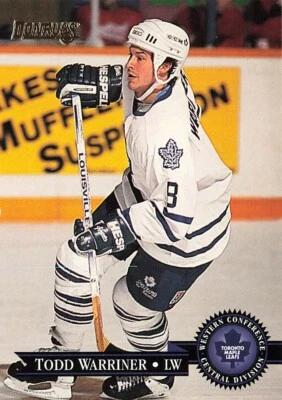 1995-96 Donruss Maple Leafs Hockey Card #85 Todd Warriner - Image 1 of 4