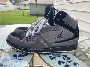 Nike Air Jordan Basketball Shoes Mens 12 Gray Flight 1 Sneakers 372704-002 - Picture 1 of 11