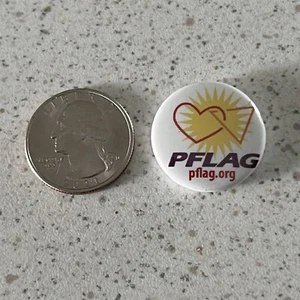 PFLAG Organización LGBTQ Advocate Group Pequeño Pinback Botón #46859 - Imagen 1 de 2