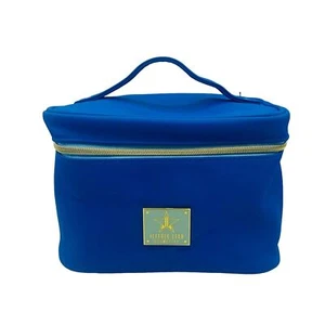 Jeffree Star Cosmetics Makeup Case Blue Blood Travel Bag Train RARE Dark Blue - Picture 1 of 9