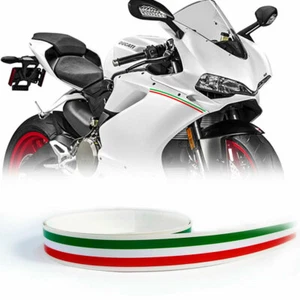 MOTO GUZZI ITALIAN FLAG COLORS TRI-COLORS PIN STRIPE FOR MOTORCYCLES AND AUTOS - Picture 1 of 7