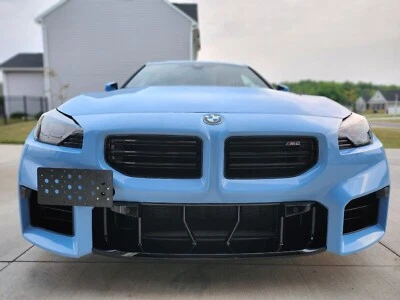 Parachoques delantero gancho de remolque soporte de montaje de matrícula para BMW M2 G87 2023-2025 nuevo Foto 1 de 4