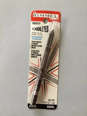 Rimmel Scandal'Eyes Waterproof Gel Pencil ~ 003 Brown Free Shipping - Image 1 of 3