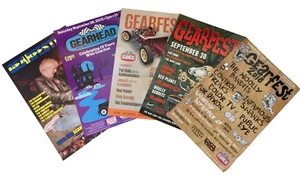 Set of 5 Gearfest Gearhead Promo Posters New Limited Punk Garage Rock Hot Rods - Picture 1 of 10