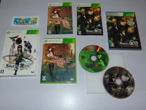 Steins Gate Double Pack Xbox 360 Microsoft (Japan NTSC-J Import) VGC CIB RARE - Picture 1 of 7