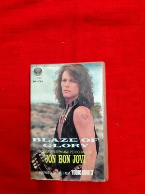 Jon Bon Jovi Blaze Of Glory 1997 Clamshell RARE orig CASSETTE TAPE INDIA indian - Image 1 of 4