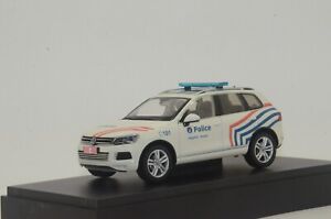 RARE !!! VW Touareg Belgium Police Custom Made 1/43