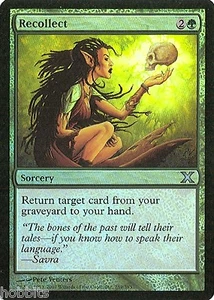MTG - 10th Edition - Recollect - Foil - NM - Foto 1 di 1