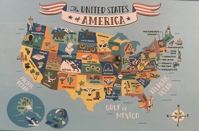 Alfombra de juego educativa Gertmenian, Smithsonian para niños 48" x 72" (elige el tema) Foto 1 de 4