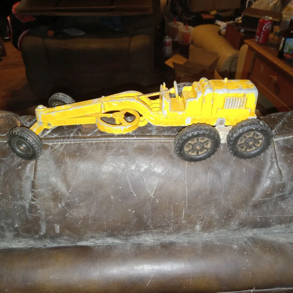 Vtg Hubley Kiddie Toy Road Scraper Grader Diecast No. 481 1950's Vehicle - Image 1 of 4