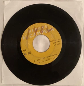 Banda Los Campeones de Huaillacayan Vinyl 45 RPM, Del Perú - Picture 1 of 2