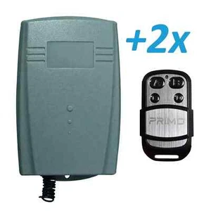 Garagentor-Set 2 Kanal HF-Empfänger 433,92 MHz 2 Fernbedienungen für Torautomatisierung - Bild 1 von 21