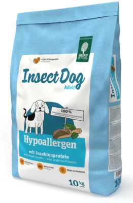 Green Petfood InsectDog Hypoallergen 10 kg+2 Snack - Bild 1 von 2