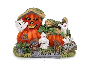 K's Collection Halloween 3" Figurine Ghostly House Decoration Ghost Pumpkin - Picture 1 of 6