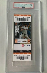 Cody Bellinger MLB DEBUT Season Ticket FULL (4/25/17) Dodgers PSA MINT 9 - Picture 1 of 3