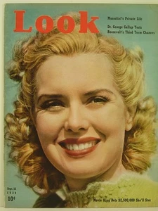 1939 Look Magazine: Brenda Joyce/College Football/Mussolini Private Life - Picture 1 of 1