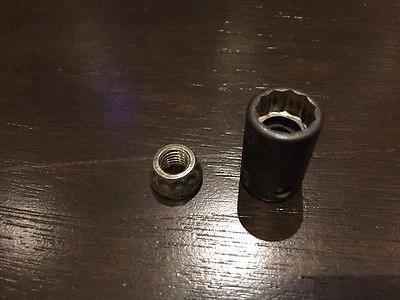 ASANTI REAR NUT 9 MM 11 Point Impact 3/8 Drive SOCKET KEY warranty 1 Year - Image 1 of 4