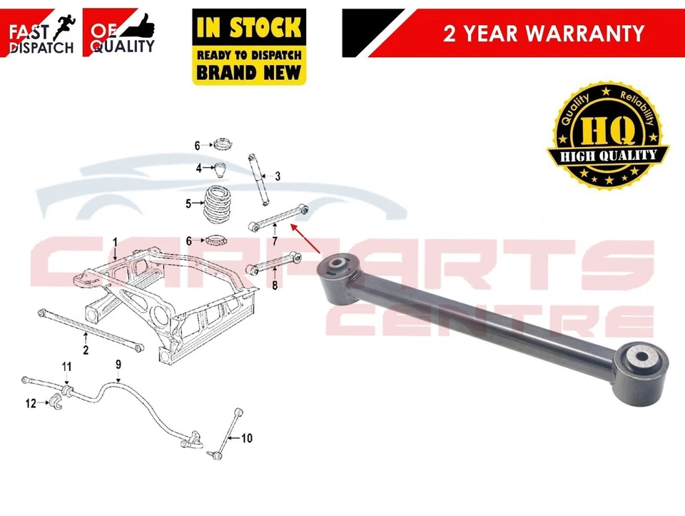 FOR JEEP GRAND CHEROKEE WH WK 1 REAR UPPER TOP SUSPENSION ARM BUSH BUSHES NEW - Image 1 of 1