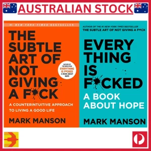 Set of 2 Books (The Subtle Art of Not Giving A Fuck + Everything is Fucked) - Picture 1 of 3