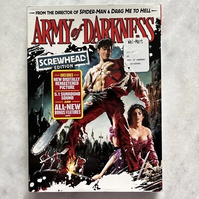 Army of Darkness (Screwhead Edition) (DVD, 1992) Bruce Campbell New Sealed OOP - Image 1 of 2