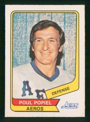 POUL POPIEL 1976-77 O-PEE-CHEE WHA 76-77 #27 NRMINT+              95391 - Image 1 of 2