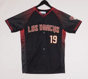 Arizona Diamondbacks Los DBacks Jersey Red Black SGA 2019 Button Shirt XL New - Picture 1 of 5