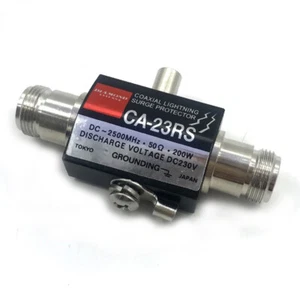 CA-23RS Lightning Arrestor N Female Plug to N Female Connector 0-2.5GHZ 200W - Zdjęcie 1 z 5