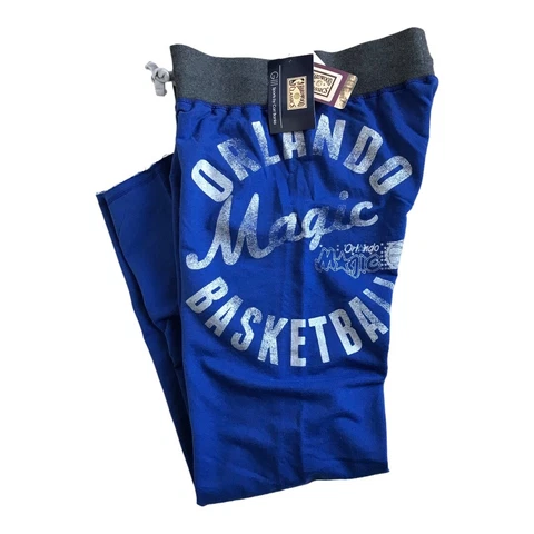 G-III 4Her Carl Banks NBA Orlando Magic Lounge Pants Women’s Small Blue Raw Hem Cover