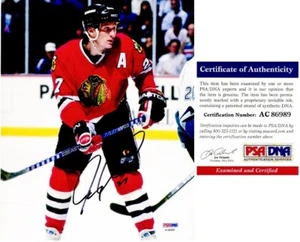 Jeremy Roenick Signed Chicago Blackhawks 8x10 Photo NHL HOF Hall of Fame PSA/DNA - Picture 1 of 1