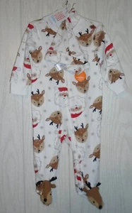 Just One You -CARTER'S 6 Months Baby SANTA Holiday Sleep N' Play & CAP Set NEW - Picture 1 of 12