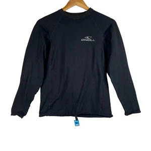 O'Neill NWT Thermo-X Black Long Sleeve Crew Neck Rashguard Boys Youth XL - Picture 1 of 10