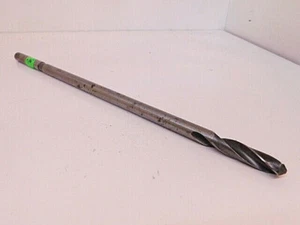 TALADRO GIRATORIO FLAUTA CORTA LONGITUD EXTENDIDA VÁSTAGO RECTO PRECISIÓN USADO (EE. UU.) 9/16 - Imagen 1 de 4